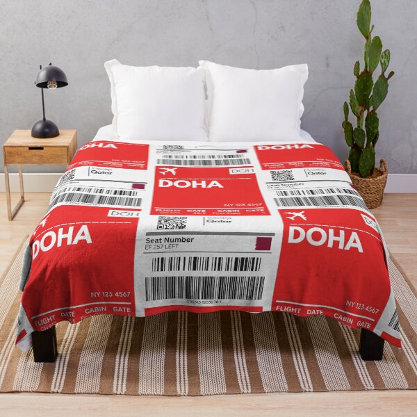 Item preview, Doha Airplane Boarding pass designed and sold by RoamInk.