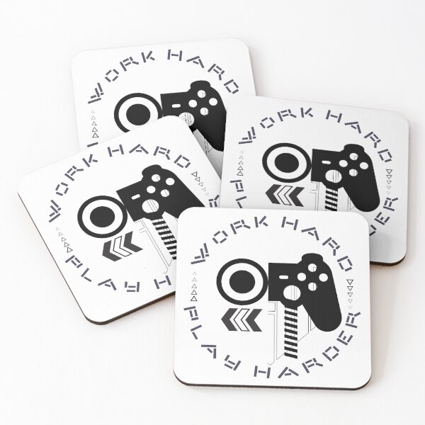 Item preview, Work Hard Play Hard designed and sold by Zentee-s.