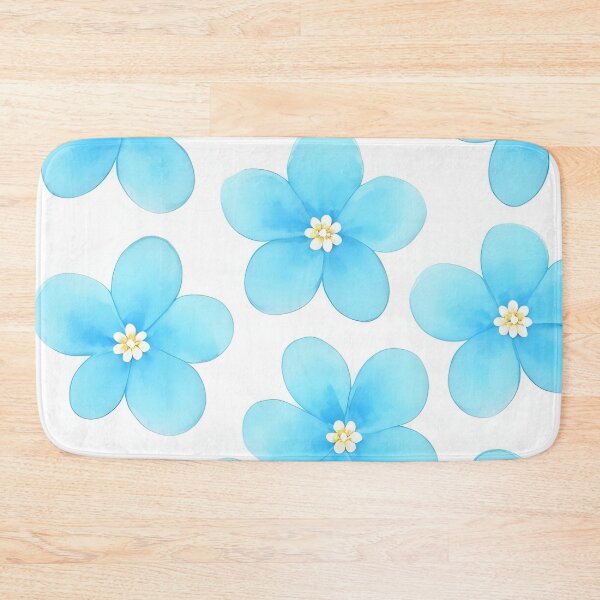 Item preview, Blue flowers in watercolor designed and sold by RishabhArts1.