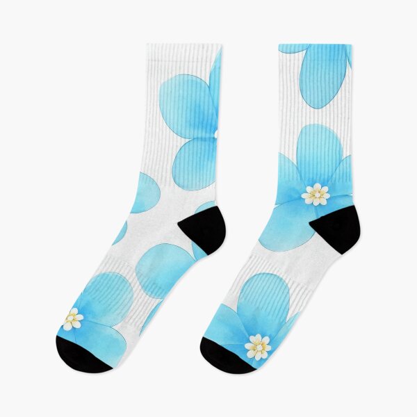 Item preview, Blue flowers in watercolor designed and sold by RishabhArts1.