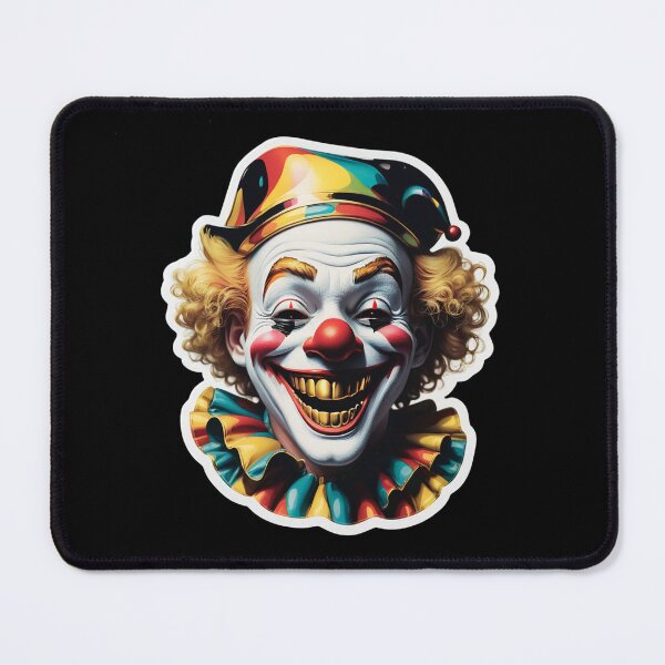 Item preview, Smiling clown with golden teeth designed and sold by MPDesign84.