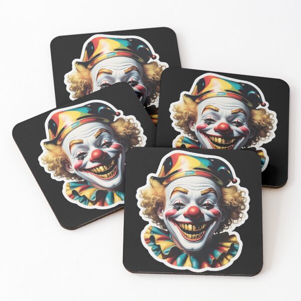 Item preview, Smiling clown with golden teeth designed and sold by MPDesign84.