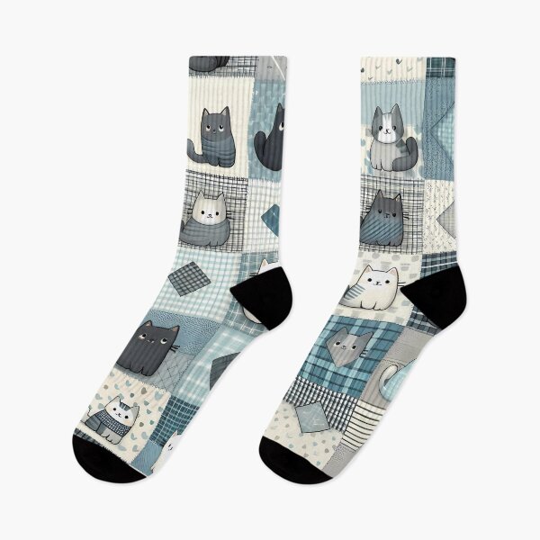 Item preview, Plaid pattern cats, quirky  designed and sold by ShazellArt.