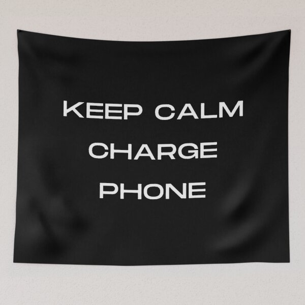 Item preview, Stay Serene, Stay Charged Prioritising Your Phone's Battery designed and sold by ArtComixHaven.