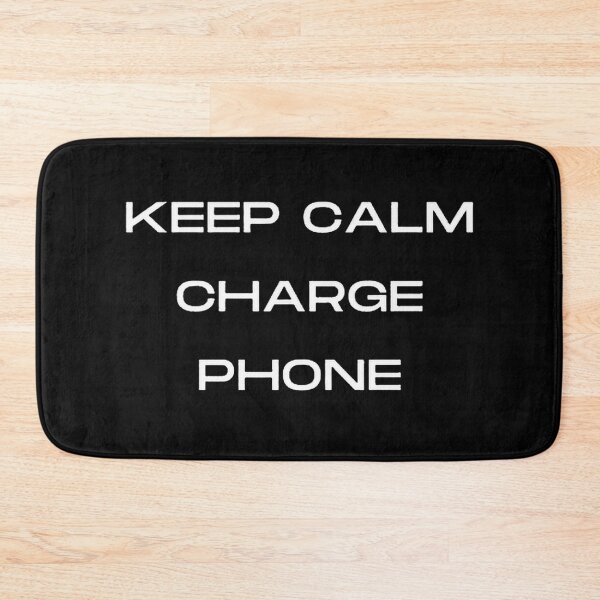 Item preview, Stay Serene, Stay Charged Prioritising Your Phone's Battery designed and sold by ArtComixHaven.