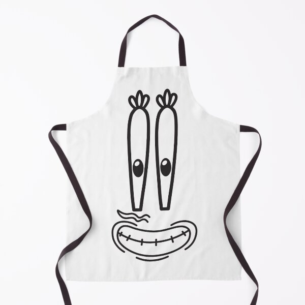 Item preview, Two Smiling Carrots with Googly Eyes Mr. Krabs face line art. designed and sold by Mohamed Abd El Salaam.