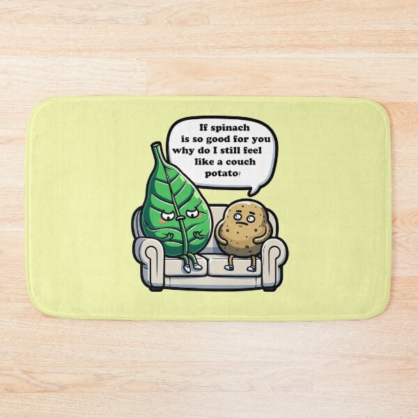 Item preview, Spinach & Spud - Couch Potato Conundrum -spinach day designed and sold by toobel.
