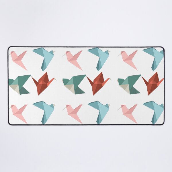 Item preview, Set of various positive pastel origami birds designed and sold by TinyFlowerArt.