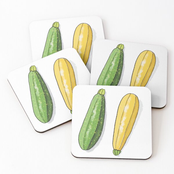 Item preview, Yellow and Green Zucchini designed and sold by inkyhabit.