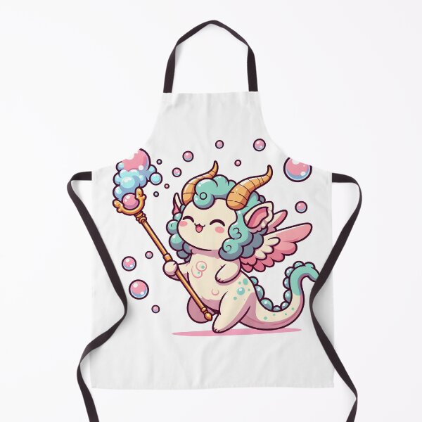 Item preview, Kawaii Delightful Chimera With Bubble Wand Blowing Bubbles designed and sold by CanvasCutie.