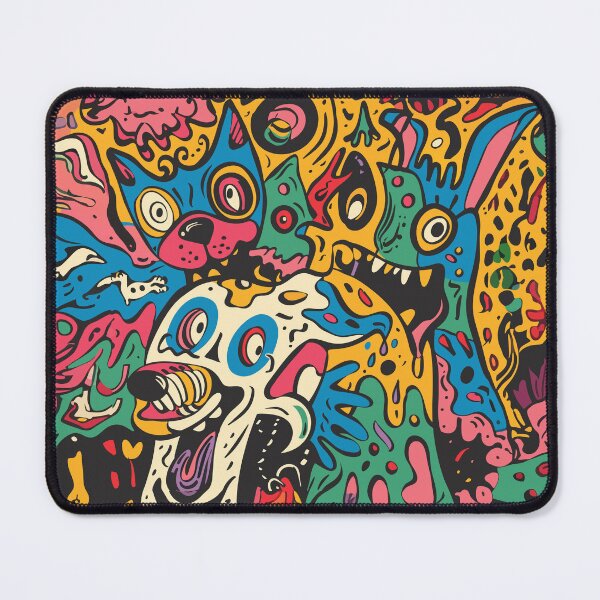Item preview, Colorful Canine Capers: Dogs in a Whirl of Hues designed and sold by Ipek Morel.