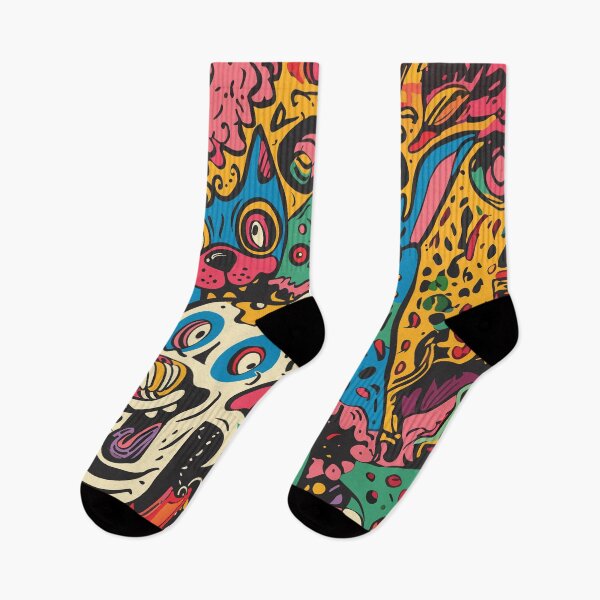 Item preview, Colorful Canine Capers: Dogs in a Whirl of Hues designed and sold by Ipek Morel.