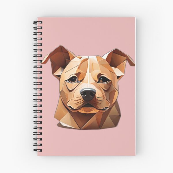 Item preview, Geometric Canine: Minimalist Paper-Cut Staffordshire designed and sold by products4urduke.