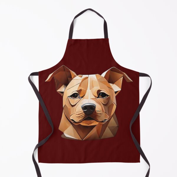 Item preview, Geometric Canine: Minimalist Paper-Cut Staffordshire designed and sold by products4urduke.