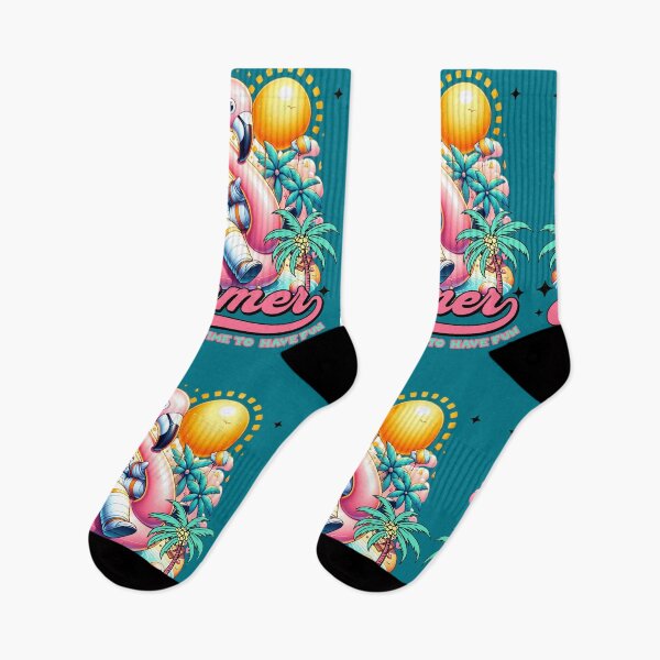 Item preview, Summer In Space - Colorful Astronaut Vacations Blue designed and sold by InkyGenies.