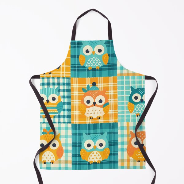 Item preview, Plaid pattern with owls design, Ai image  designed and sold by ShazellArt.