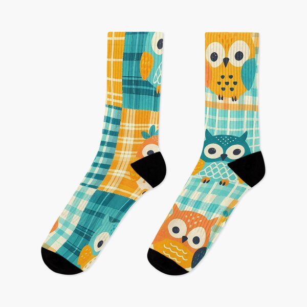 Item preview, Plaid pattern with owls design, Ai image  designed and sold by ShazellArt.