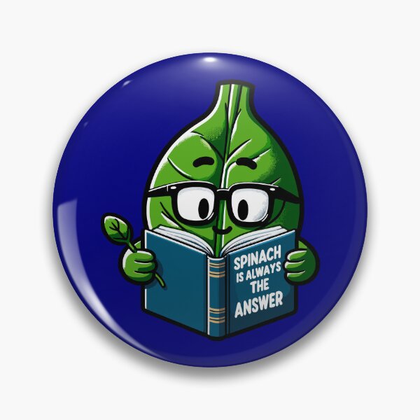 Item preview, Spinach Is Always The Anwser -The Wise Spinach Scholar-spinach day designed and sold by toobel.