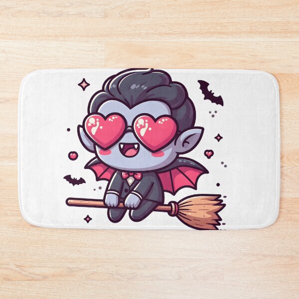 Item preview, Kawaii Whimsical Vampire With Heart Sunglasses designed and sold by CanvasCutie.
