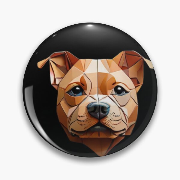 Item preview, Geometric Canine: Minimalist Paper-Cut Staffordshire designed and sold by products4urduke.
