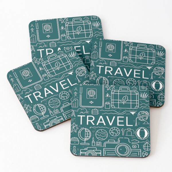 Item preview, TRAVEL AND TOURISM ICONS designed and sold by likbatonboot.