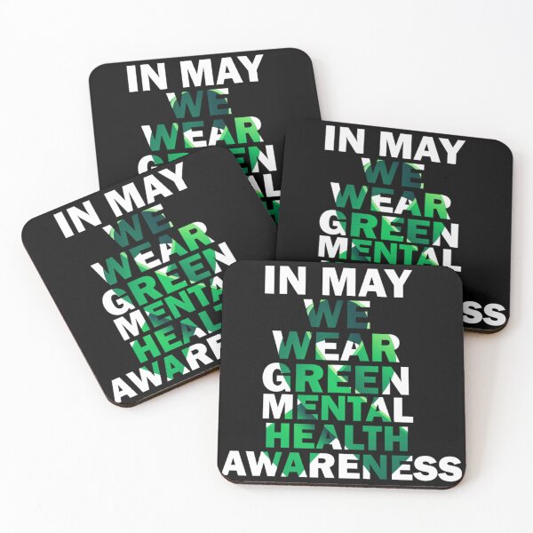 Item preview, In May We Wear Green Mental Health Awareness Month designed and sold by Echonn.