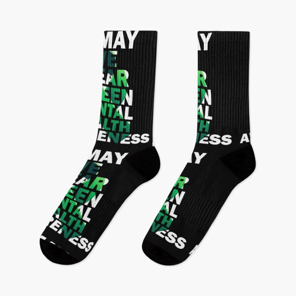 Item preview, In May We Wear Green Mental Health Awareness Month designed and sold by Echonn.