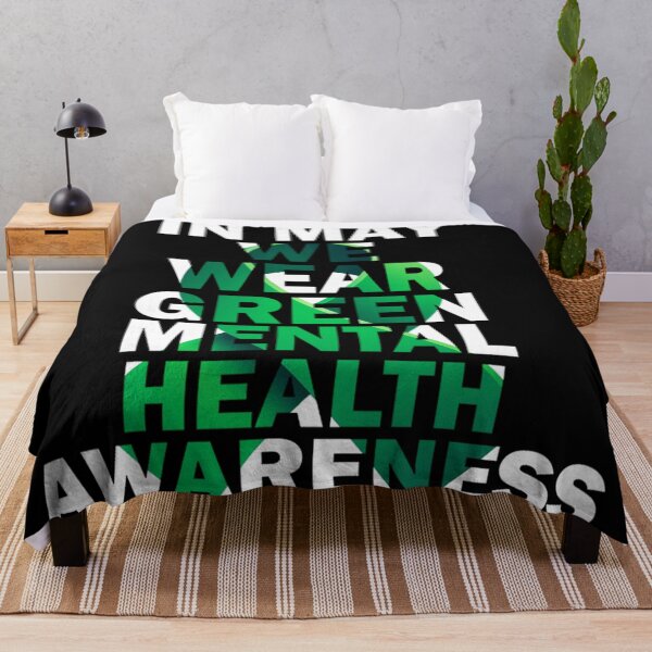 Item preview, In May We Wear Green Mental Health Awareness Month designed and sold by Echonn.
