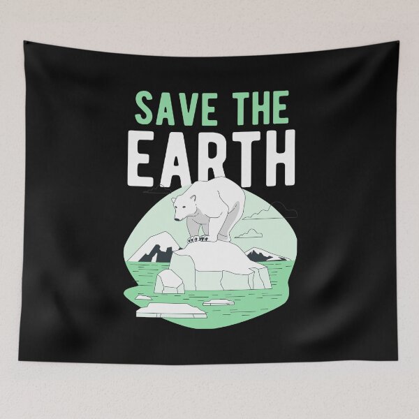 Item preview, Save The Earth Climate Change designed and sold by Turie.