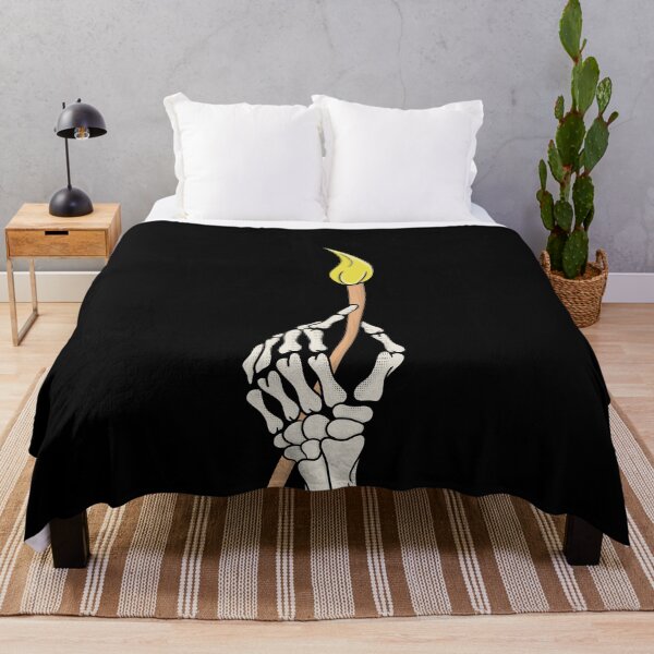 Item preview, Skeleton hand holding a paintbrush designed and sold by shopdiego.
