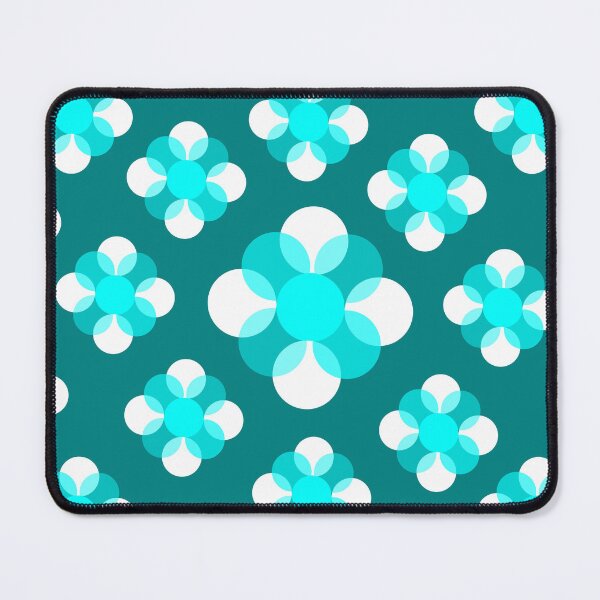 Item preview, Aqua and TealFloral Pattern designed and sold by studioart.
