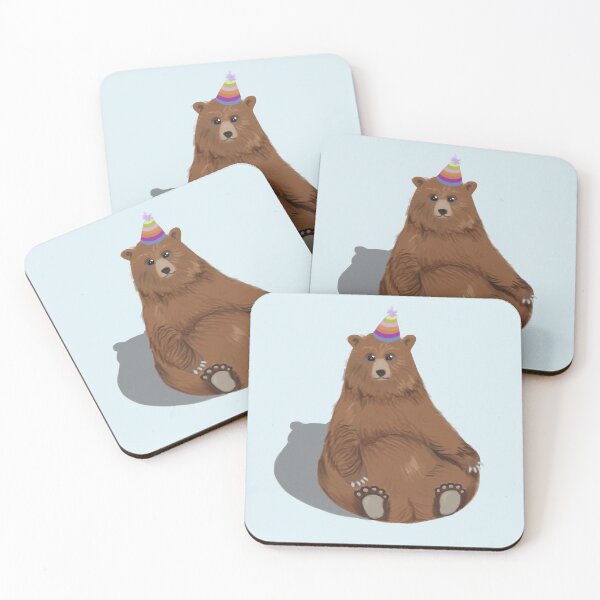 Item preview, Party Bear designed and sold by mwindillustrate.