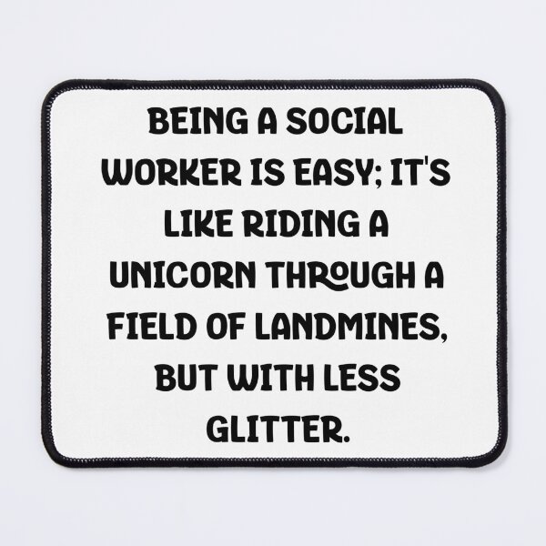 Item preview, social worker Being A Social Worker Is Easy designed and sold by Taans-Creation.