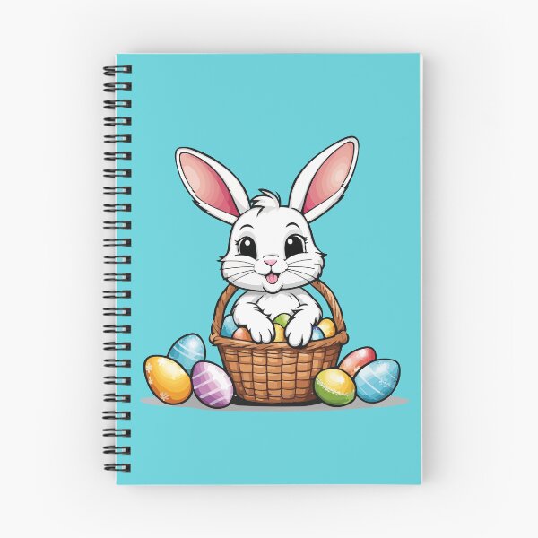 Item preview, cute easter eggs hunter bunny designed and sold by luisalfonso1989.