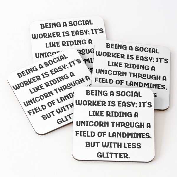 Item preview, social worker Being A Social Worker Is Easy designed and sold by Taans-Creation.