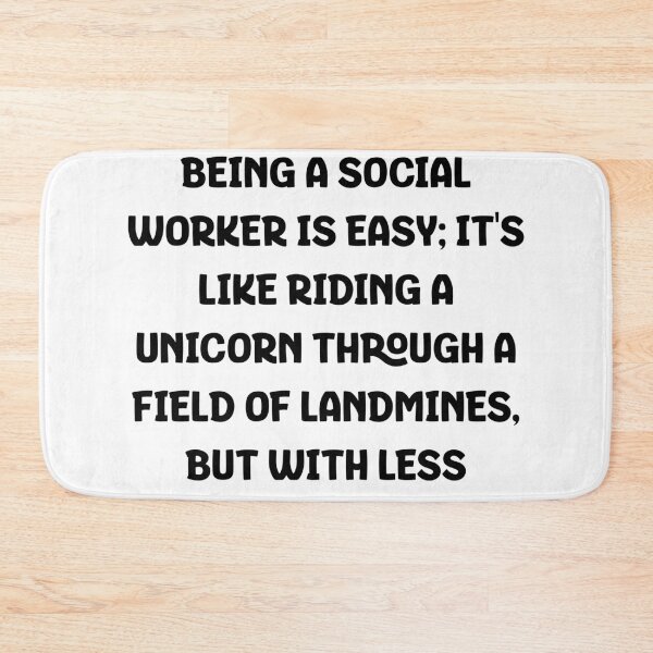 Item preview, social worker Being A Social Worker Is Easy designed and sold by Taans-Creation.