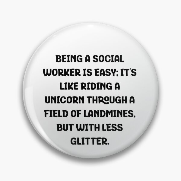 Item preview, social worker Being A Social Worker Is Easy designed and sold by Taans-Creation.