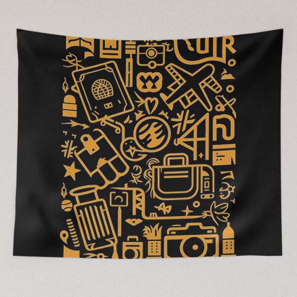 Item preview, TRAVEL AND TOURISM ICONS designed and sold by likbatonboot.