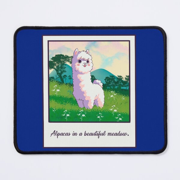 Item preview, Alpacas in a beautiful meadow. designed and sold by atika-atk.