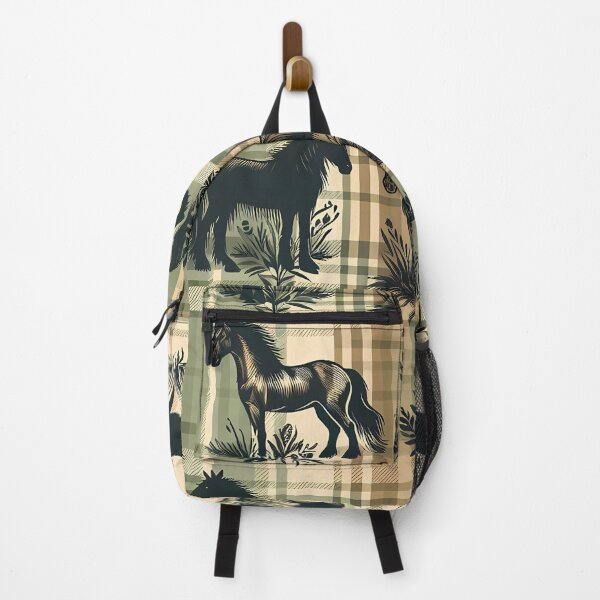 Item preview, The Highland pony plaid pattern designed and sold by ShazellArt.