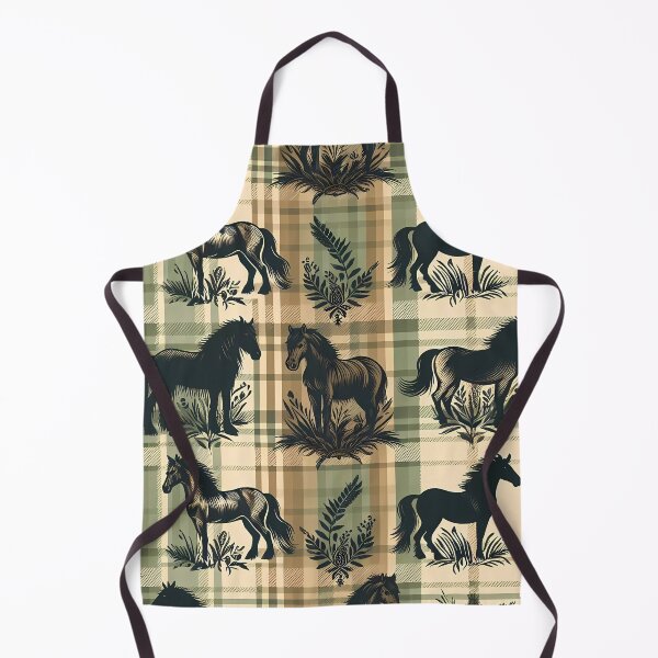 Item preview, The Highland pony plaid pattern designed and sold by ShazellArt.