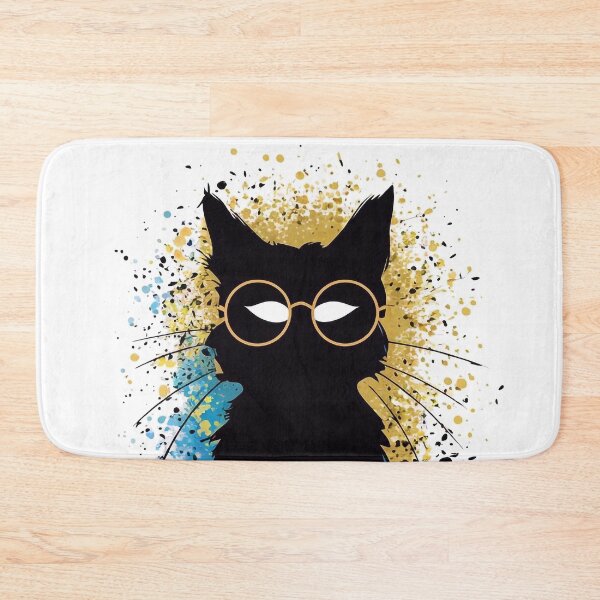 Item preview, Wizard cat in glasses designed and sold by Tajdi.