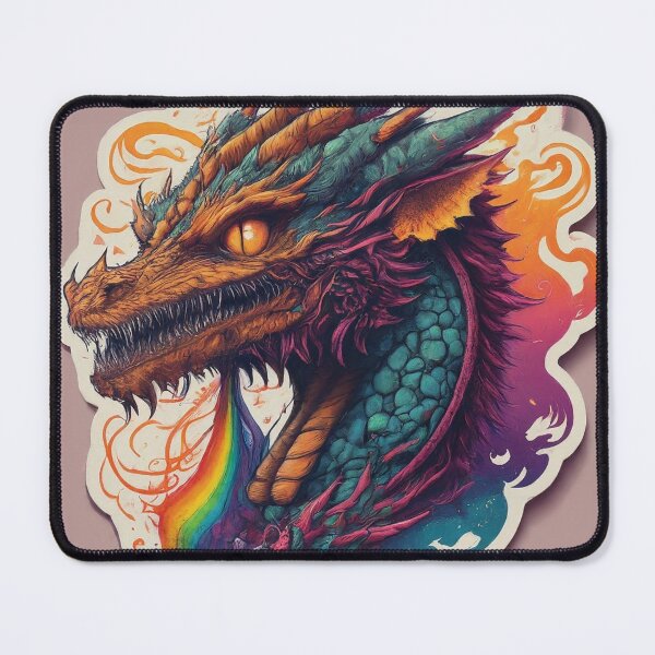 Item preview, Dragon's Rainbow Realm: Whimsical T-Shirt Designs designed and sold by Leo digital art.