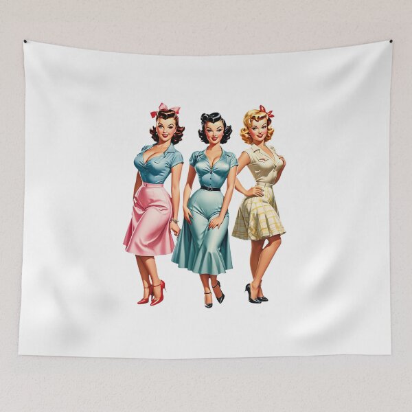 Item preview, Good Ol American Vintage Pinup Girls designed and sold by Bunmigraphics .
