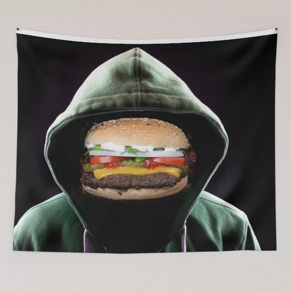 Item preview, Burger Face designed and sold by Surreallytee.