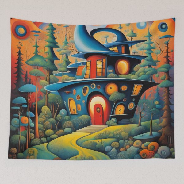 Item preview, Rochester Ghost House Midnight  designed and sold by Owl-o-the-wisp.