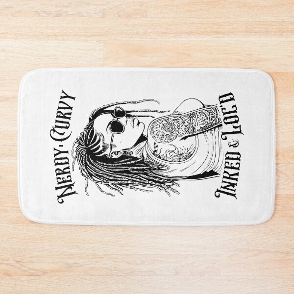 Item preview, Black Girl Nerdy Curvy Inked And Loc’d Tattoo Woman designed and sold by GrandeDuc.