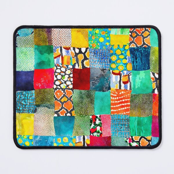 Item preview, Watercolour patchwork print  designed and sold by ShazellArt.