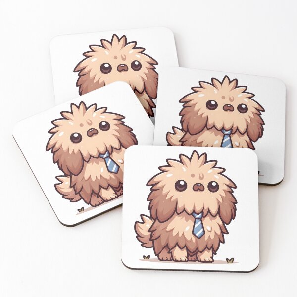 Item preview, Kawaii Fluffy Griffon With Tie designed and sold by CanvasCutie.