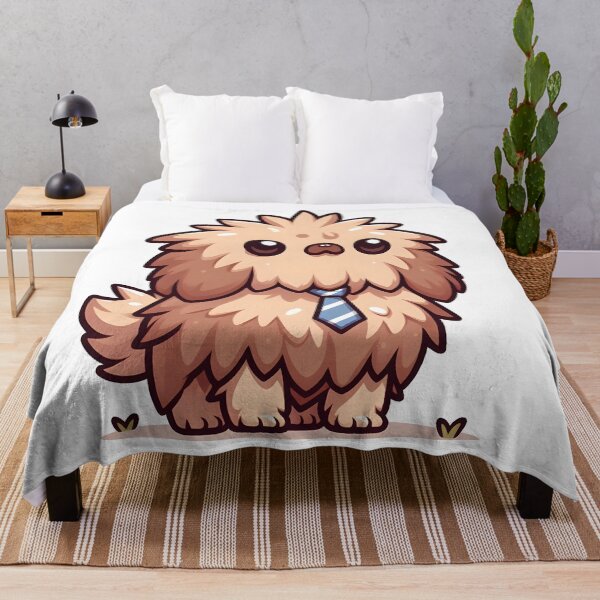 Item preview, Kawaii Fluffy Griffon With Tie designed and sold by CanvasCutie.